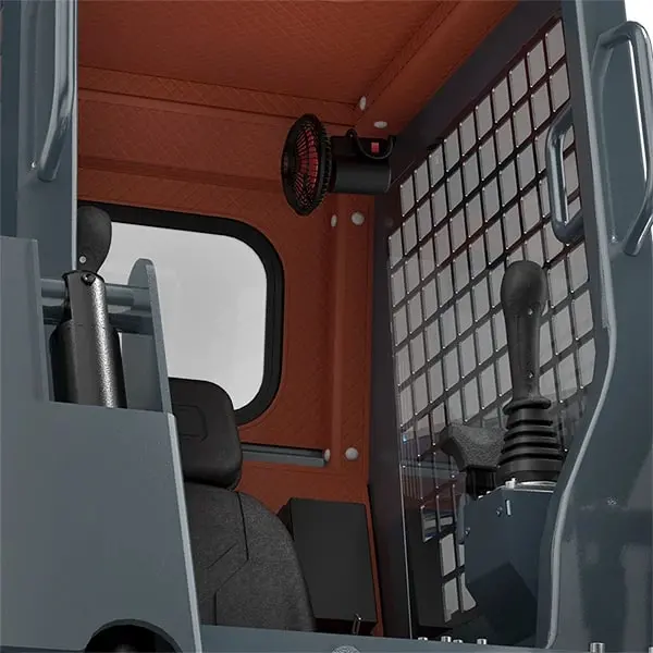 Mini utovarivač RS07 – udobna kabina