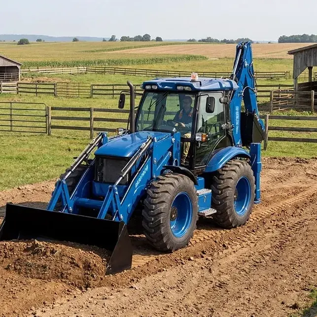 Rovokopač utovarivač RB30 na terenu